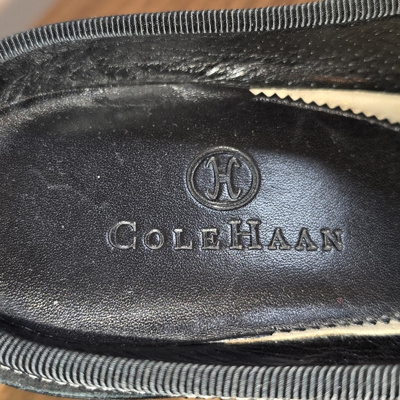 Cole Haan Jaynie Black Suede Wedge Mules Women's Size 6.5B - Picture 7 of 12